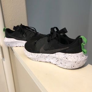 Nike Crater Impact Women's Running Sneaker Size 9 Black Grey Shoes CW2386 001